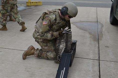 Air Defense Artillery Officer with a missile