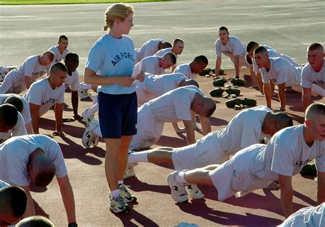 Air Force BMT Female Physical Training