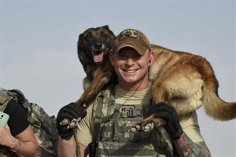 Air Force Canine Handlers in Combat