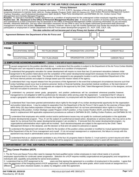 Air Force Contract Length Information