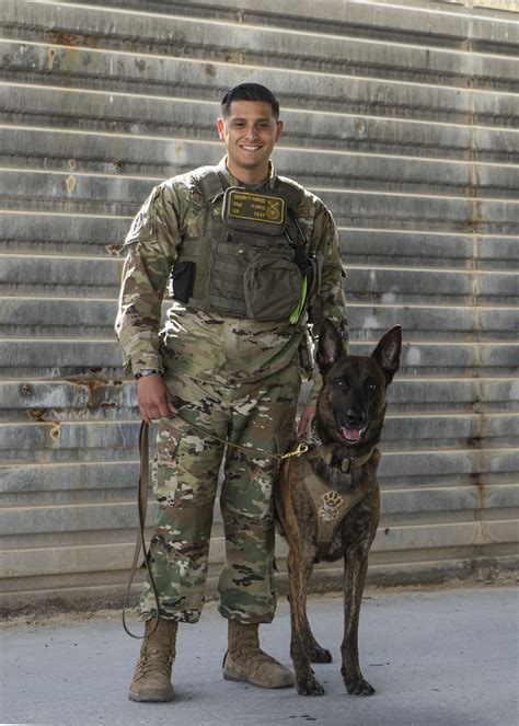 Air Force dog handler partnership