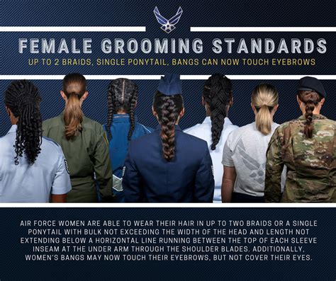 Air Force Female Hairstyle Guidelines