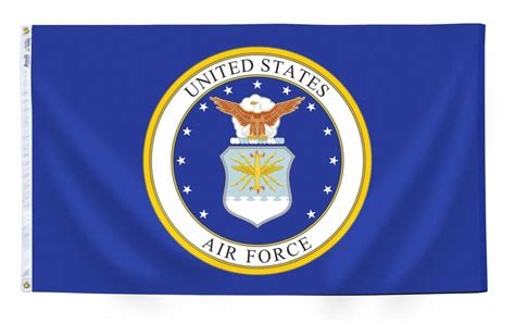 The five colors of the Air Force flag