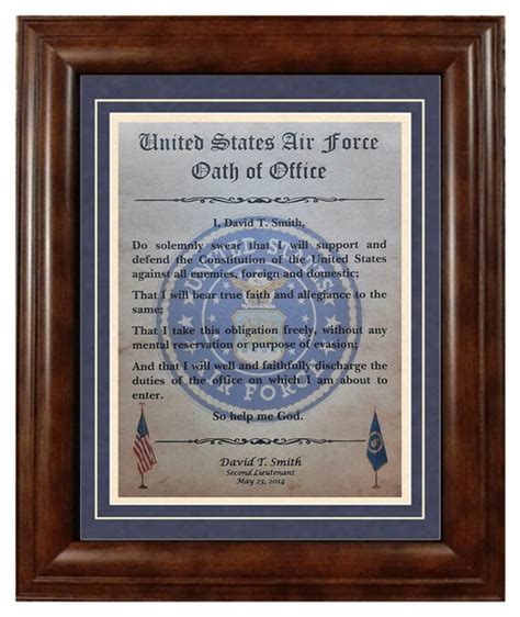 Air Force Officer Oath Gallery