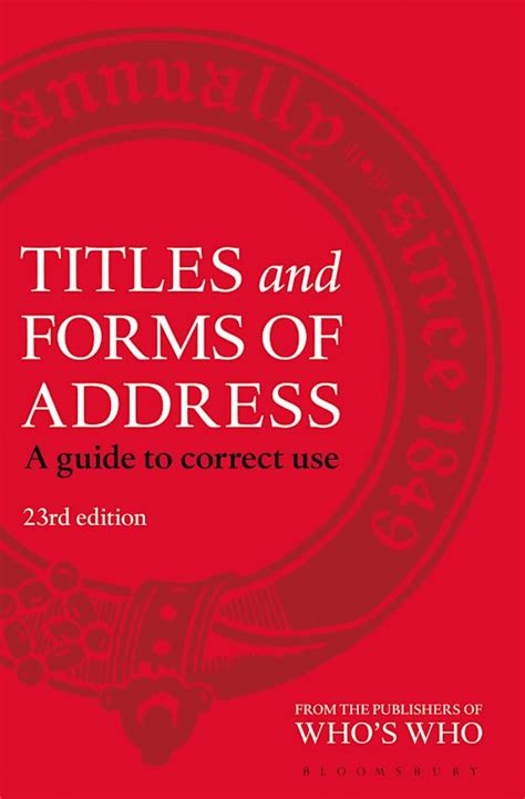 Air Force Proper Titles and Forms of Address