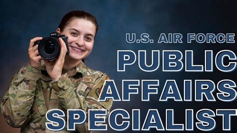 US Air Force Public Affairs Specialist