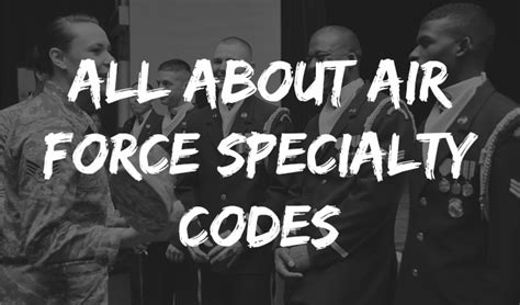 Air Force Specialty Code