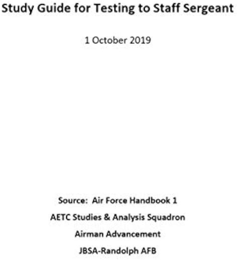 Air Force Study Guide 10