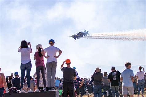 Air show featuring NVANG aircraft