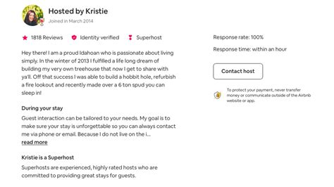 Airbnb host introduction example
