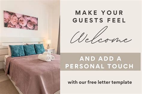 Airbnb welcome letter template