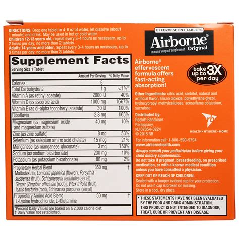 Airborne Ingredients