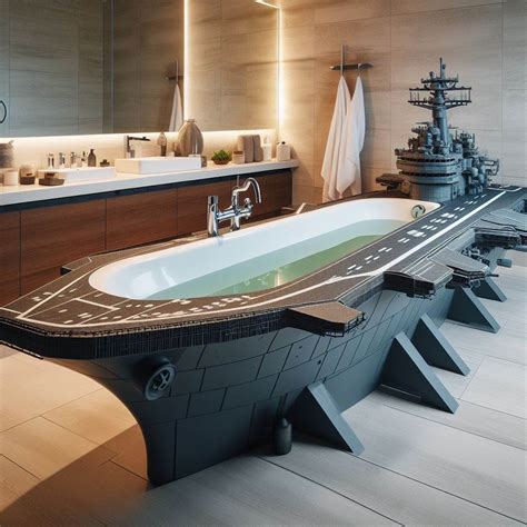 Aircraft Carrier Bathtub Design Inspiration