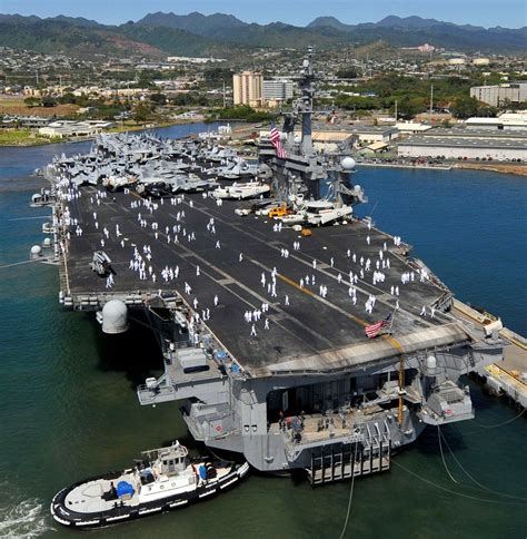 Aircraft Carrier Carl Vinson Maintenance