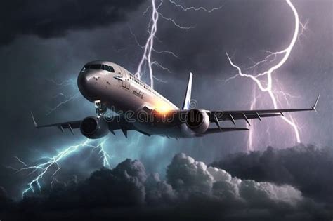 Airplane Lightning Strike Emergency Repairs