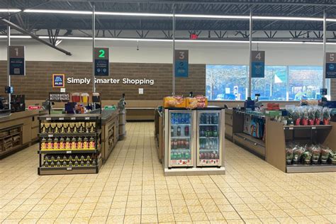 Aldi checkout lanes