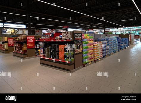 Aldi store interior