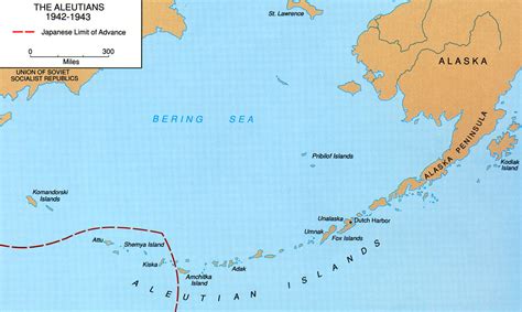 Aleutian Islands Map