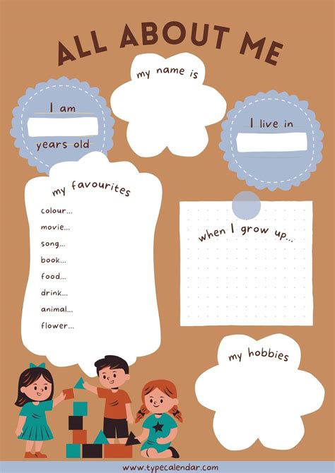 Customizing the All About Me Template