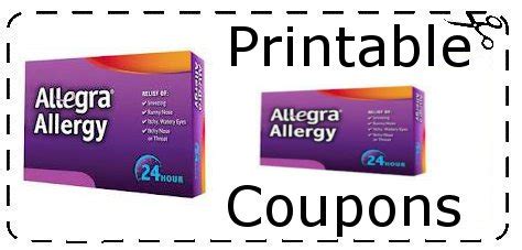 Allegra Printable Coupons