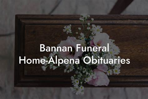 Alpena Obituary Archives