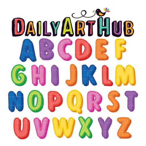 Alphabet Letter Clipart Benefits