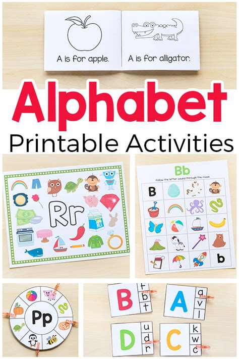 Alphabet Printable Activities