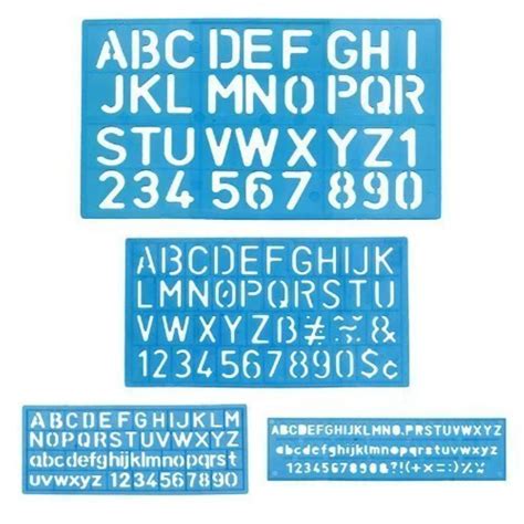 Alphabet Stencil Sets