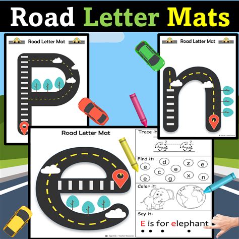 Alphabet Tracing with Vehicles