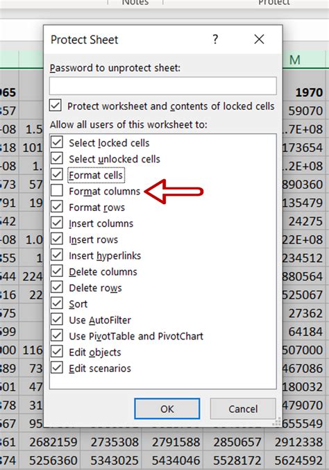 Alternative Methods to Lock Column Sizes