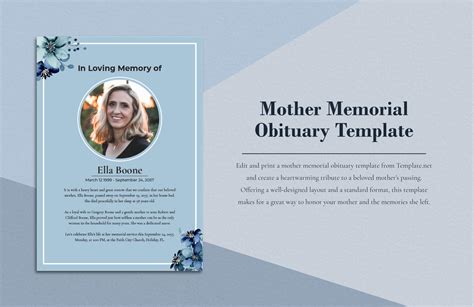 Altoona Obituary Template