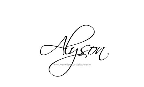 Alyson Belcourt Tattoo Designs