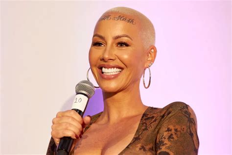 Amber Rose Forehead Tattoo Reactions