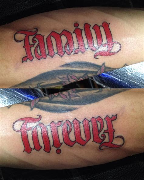 Ambigram Animal Tattoo Design