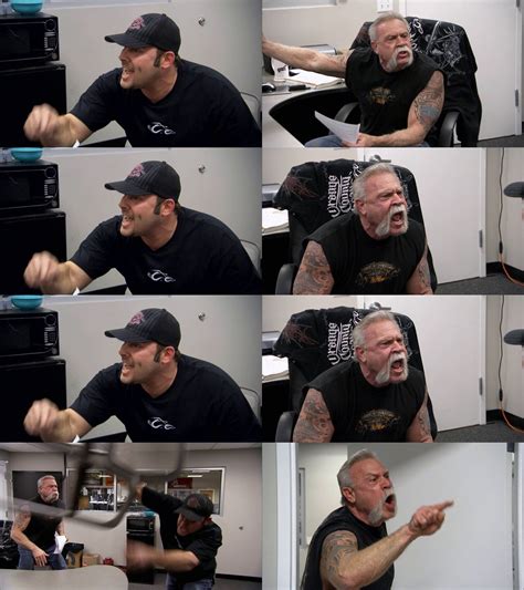 American Chopper meme template 3