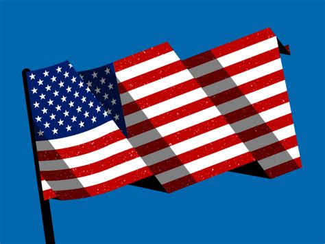 American Flag Clipart Animations