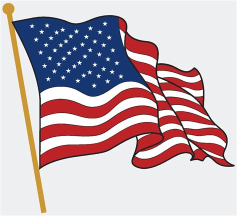 American Flag Clipart Illustrations