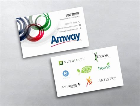 Amway Business Card Template Design 4