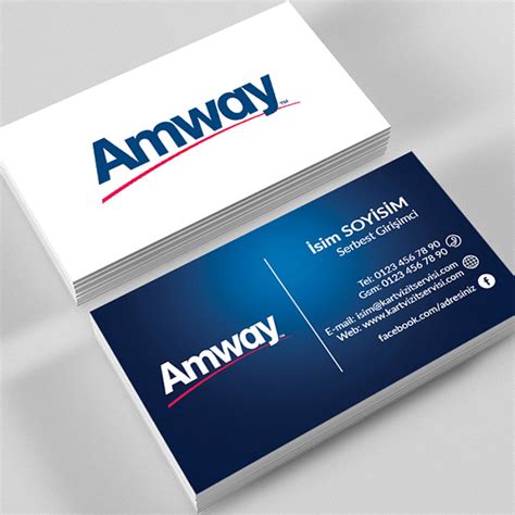 Amway Business Card Template Design 2