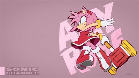 Amy Rose Sonic Wall Art