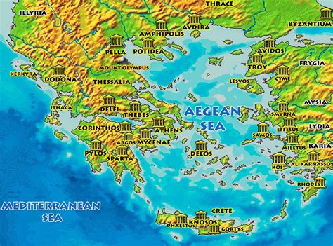 Ancient Greece Map