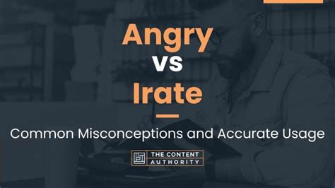 Angry vs Irate vs Incensed