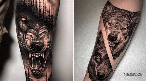 Animal-Inspired Medium Forearm Tattoo Designs