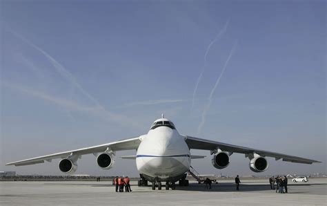 The Antonov An-124 Ruslan, a large cargo aircraft