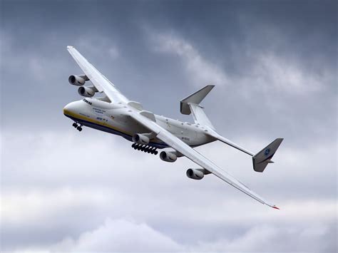 The Antonov An-225 Mriya in flight