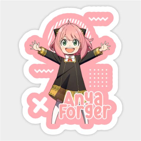 Anya Forger Sticker Template