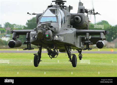 Apache Helicopter Taking Off