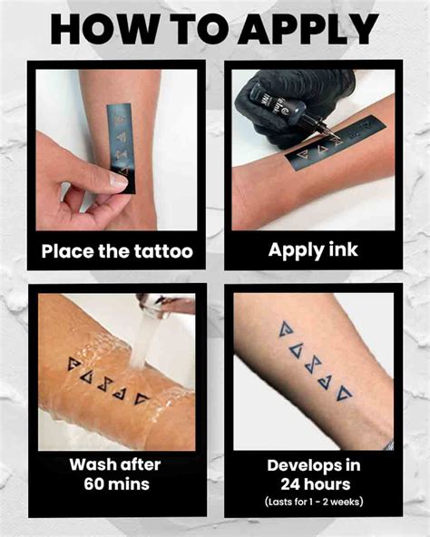 Applying Temporary Tattoos