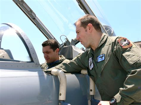 Argentine military pilots in training