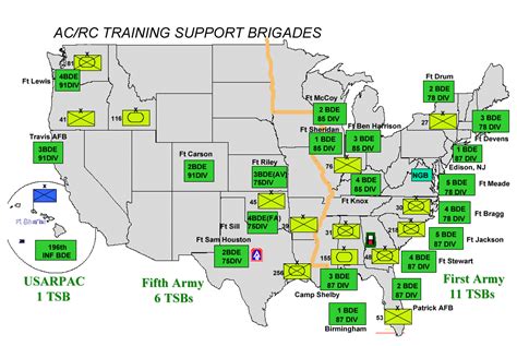 Army Basic Training Facilities by State